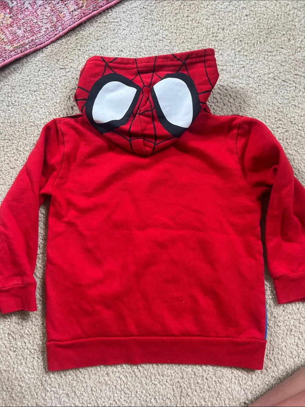 Spider-Man Red & Blue Hooded Kids Pullover